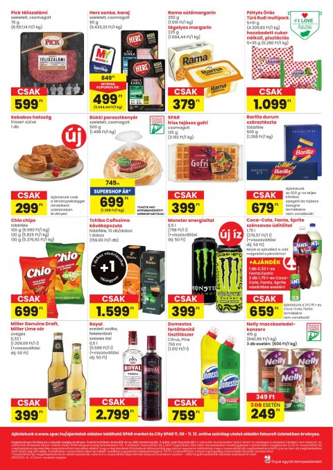 SPAR Market és City Spar akciós újság