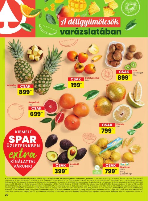 SPAR Extra akciós újság