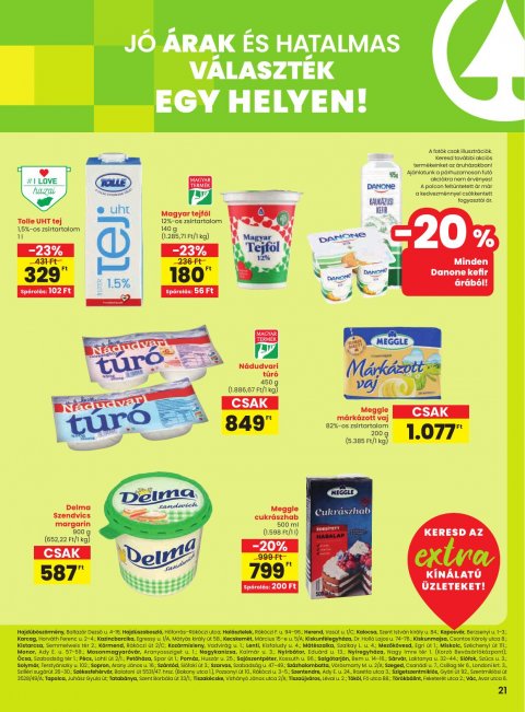 SPAR Extra akciós újság