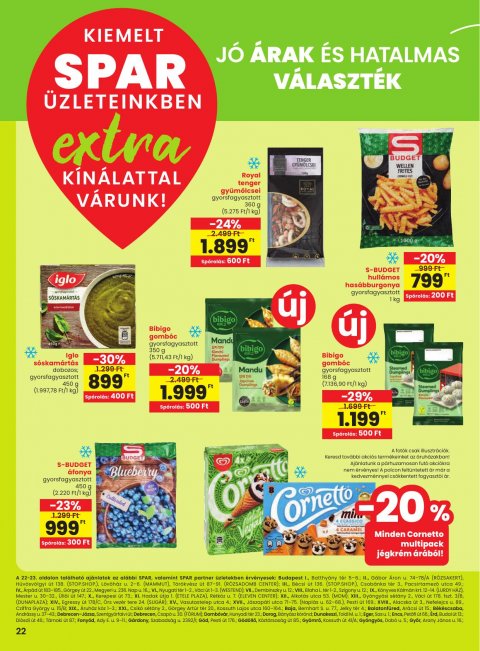 SPAR Extra akciós újság