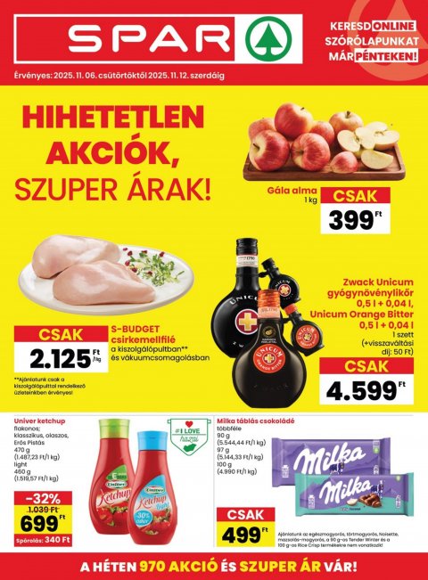 SPAR akciós újság