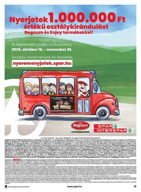 SPAR akciós újság