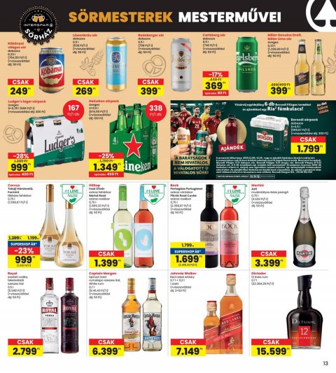 INTERSPAR akciós újság