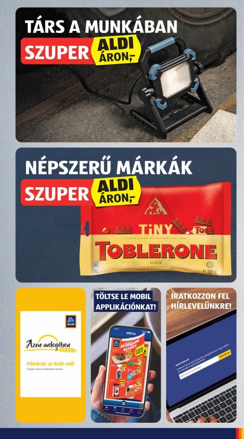 ALDI akciós újság