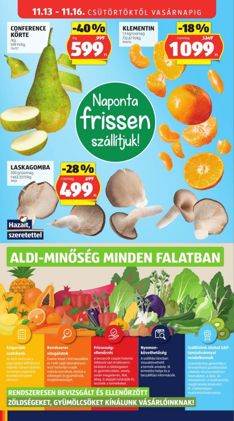 ALDI akciós újság