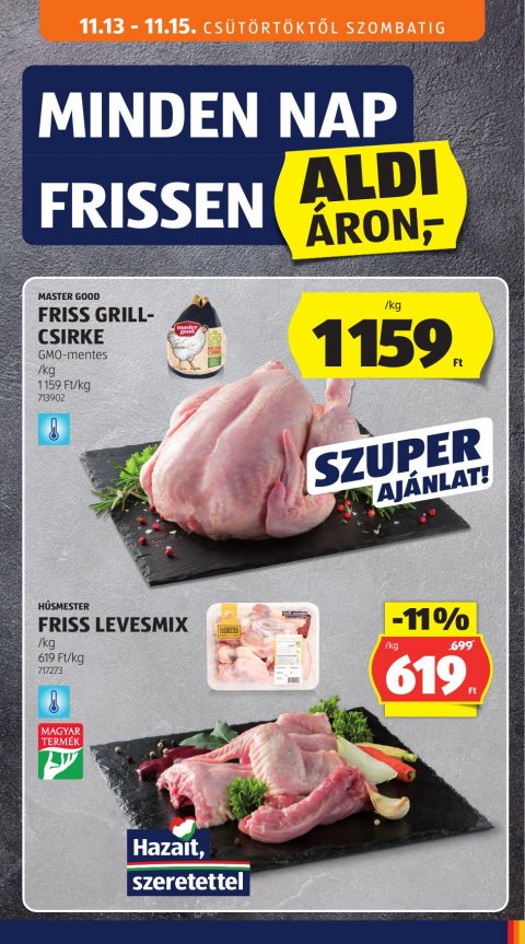 ALDI akciós újság