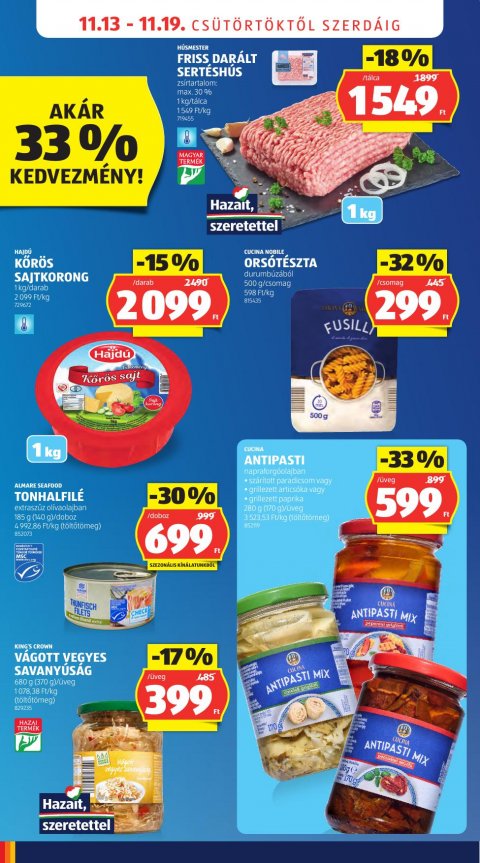 ALDI akciós újság
