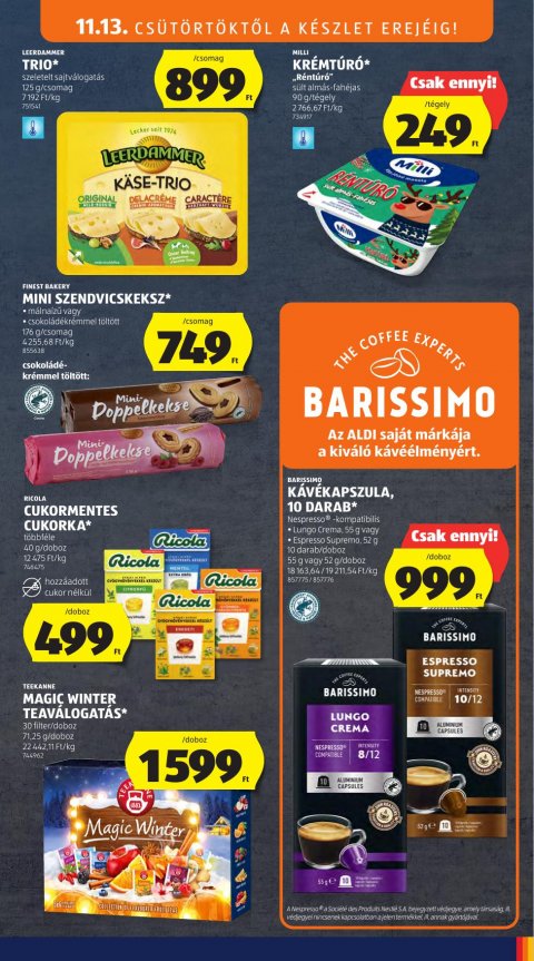 ALDI akciós újság