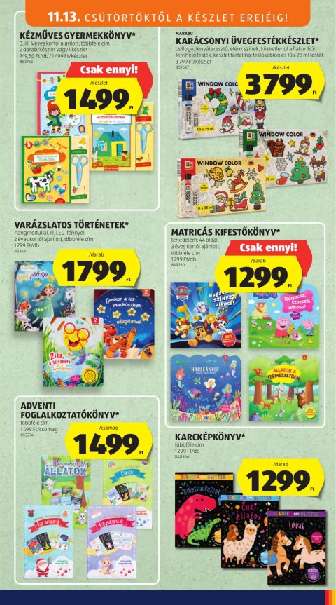 ALDI akciós újság