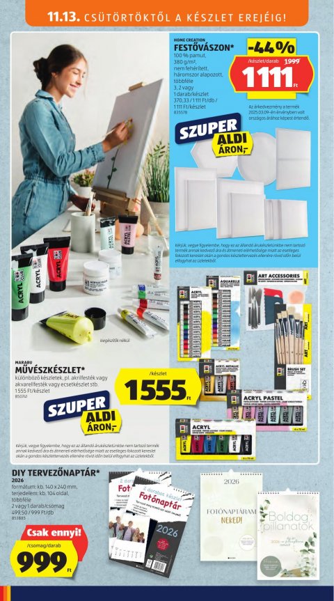 ALDI akciós újság