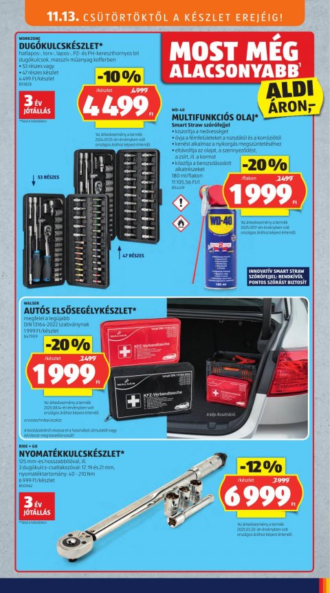 ALDI akciós újság