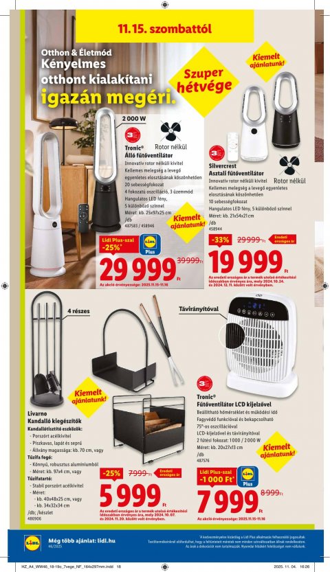 LIDL Nonfood akciós újság