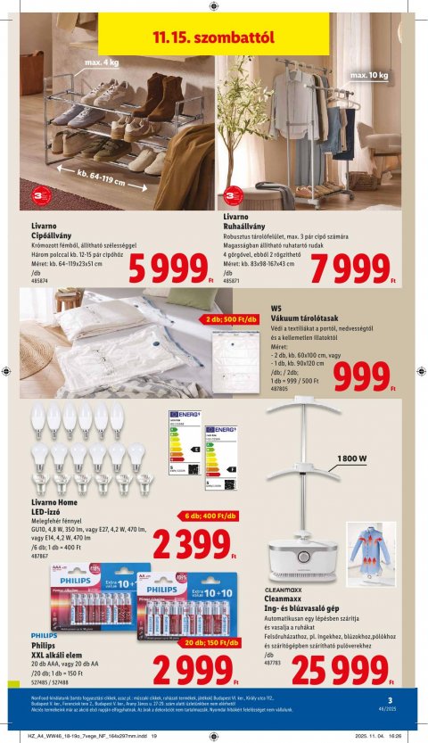 LIDL Nonfood akciós újság