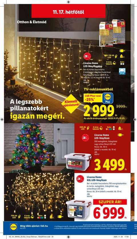 LIDL Nonfood akciós újság