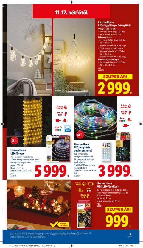 LIDL Nonfood akciós újság