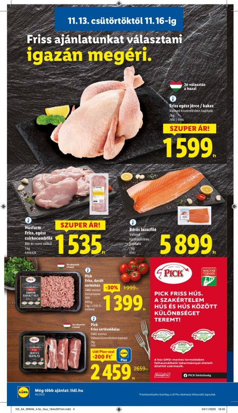 LIDL akciós újság