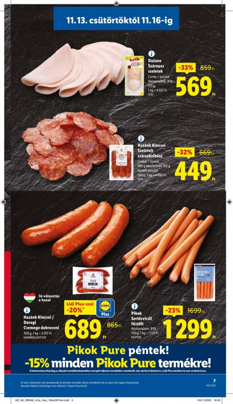 LIDL akciós újság