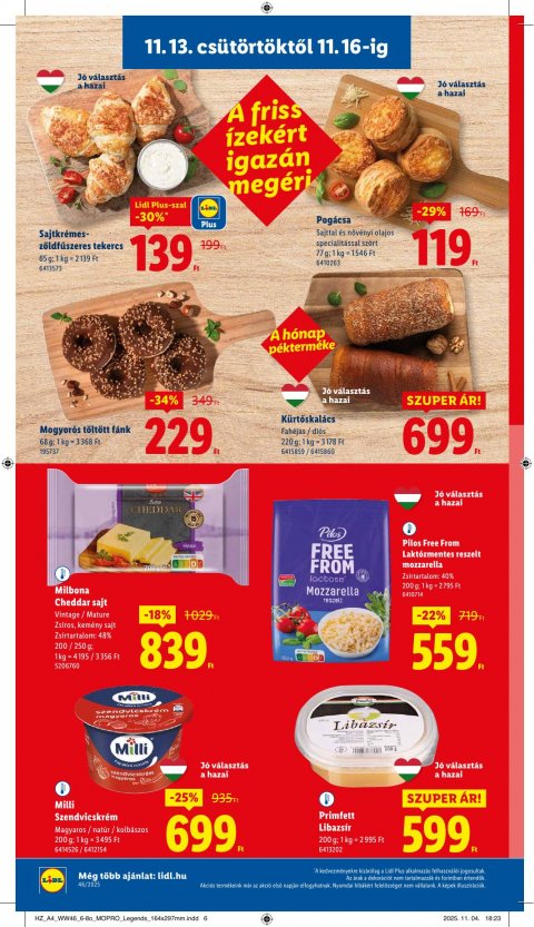 LIDL akciós újság