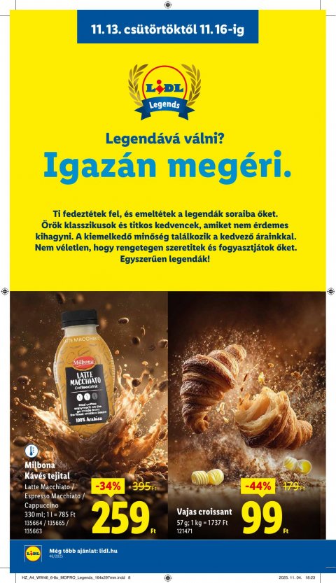 LIDL akciós újság