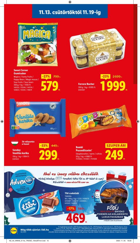 LIDL akciós újság