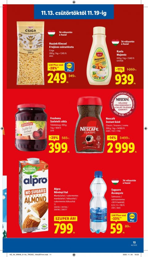LIDL akciós újság
