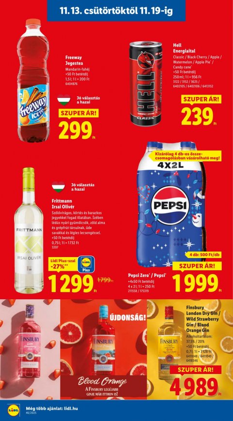 LIDL akciós újság