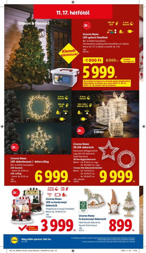 LIDL akciós újság