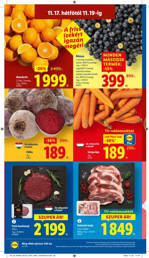 LIDL akciós újság