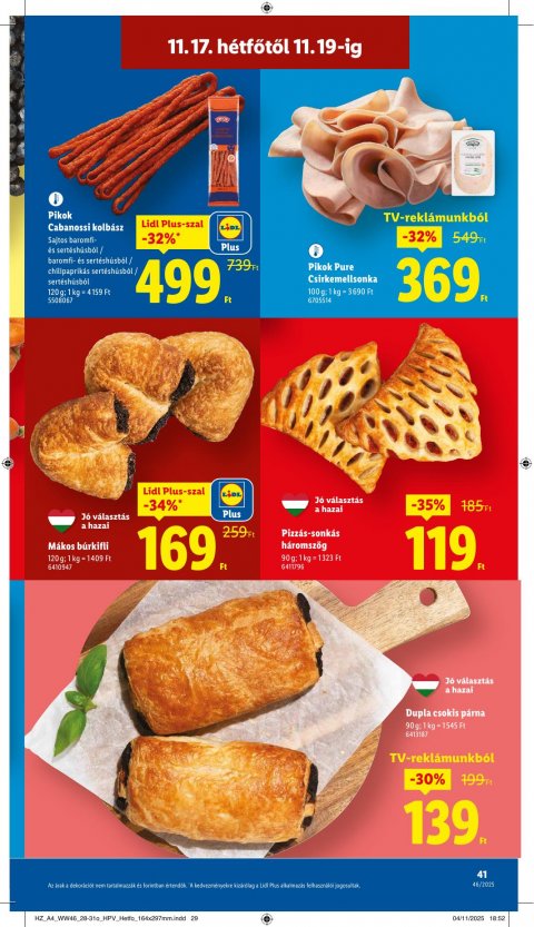 LIDL akciós újság