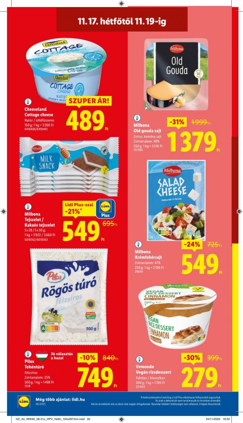 LIDL akciós újság