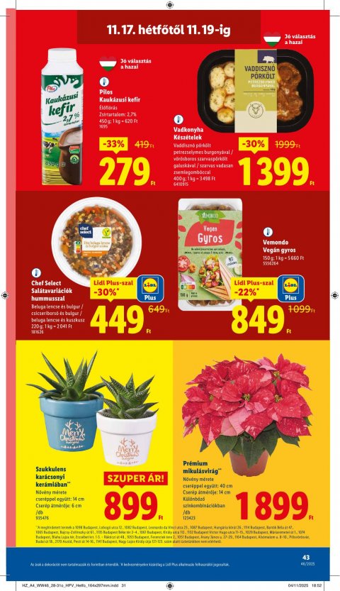 LIDL akciós újság