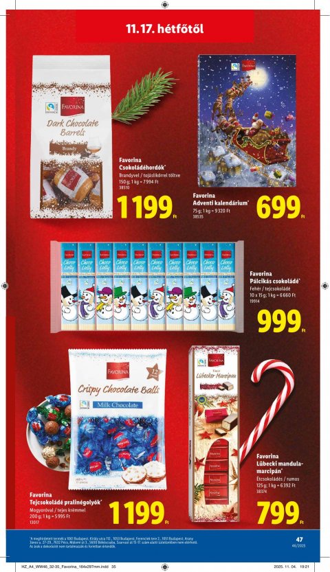 LIDL akciós újság