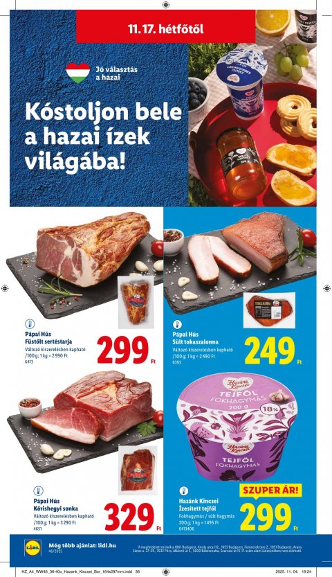 LIDL akciós újság