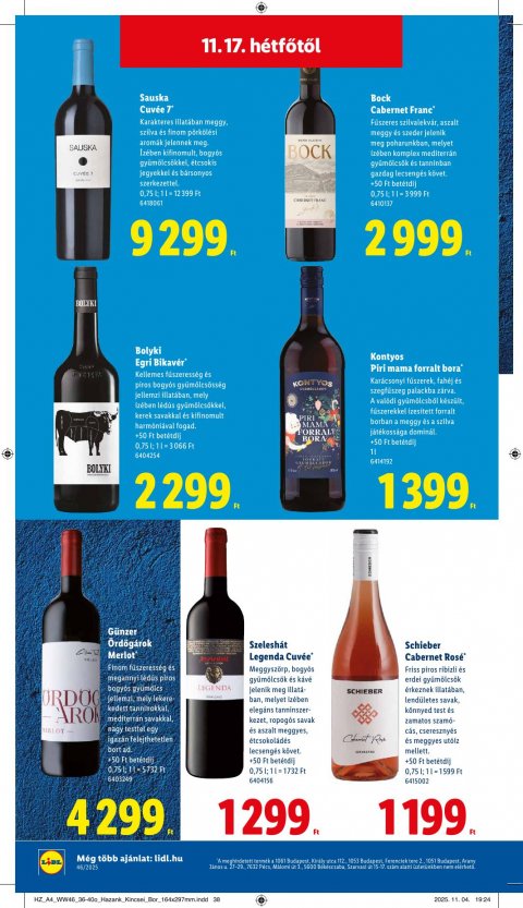 LIDL akciós újság