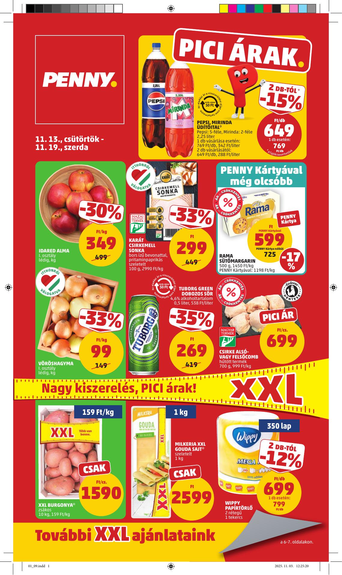 PENNY akciós újság od 13. 11. 2025 do 19. 11. 2025