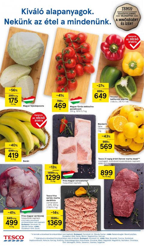 TESCO Hipermarket akciós újság