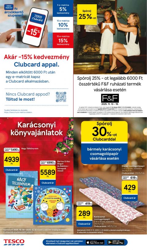 TESCO Hipermarket akciós újság