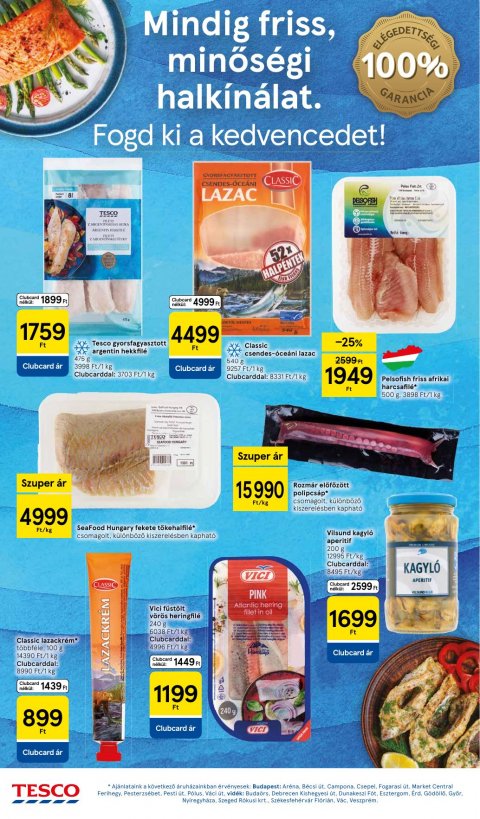 TESCO Hipermarket akciós újság