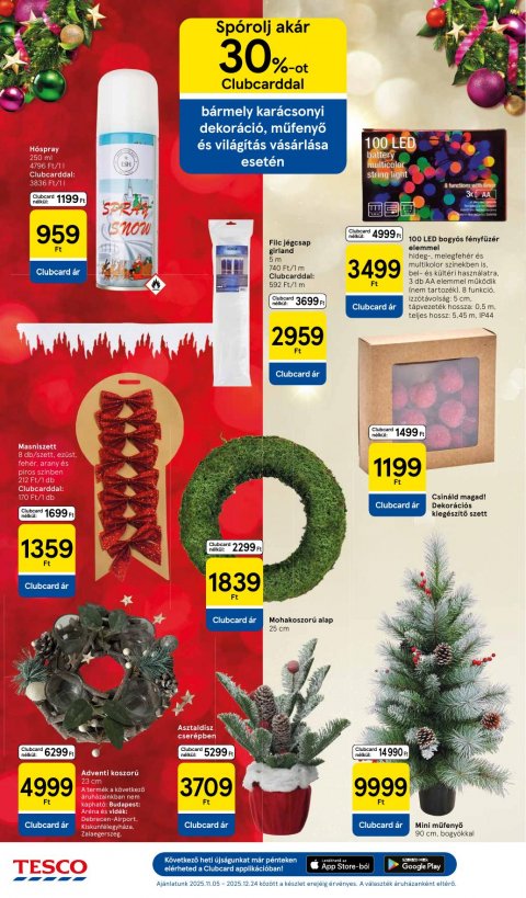 TESCO Hipermarket akciós újság