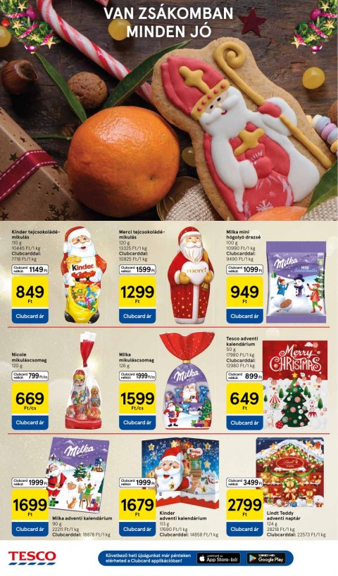 TESCO Szupermarket akciós újság