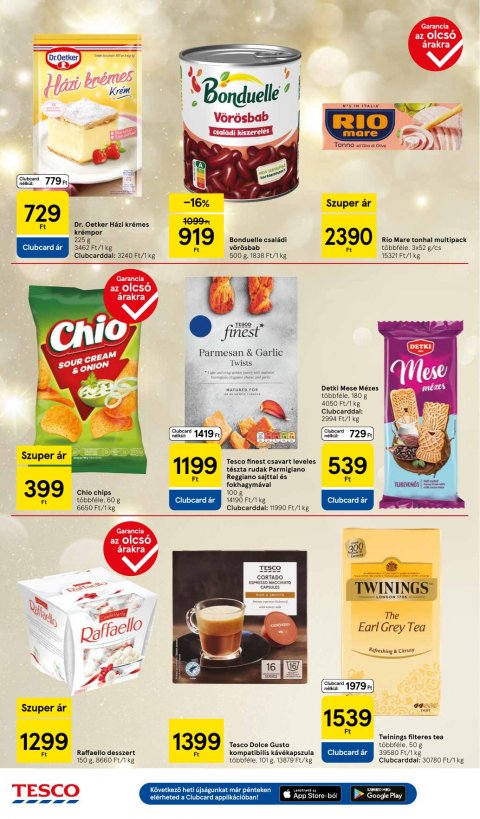 TESCO Szupermarket akciós újság