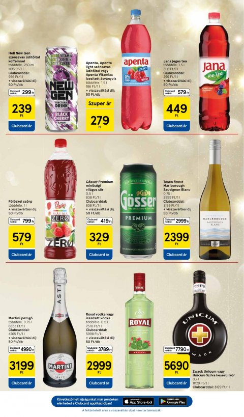 TESCO Szupermarket akciós újság