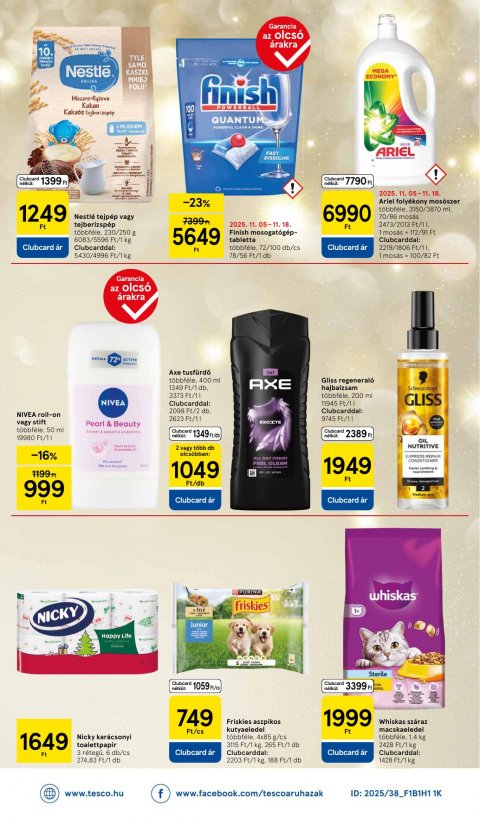 TESCO Szupermarket akciós újság