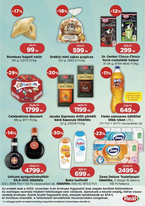 REAL akciós újság