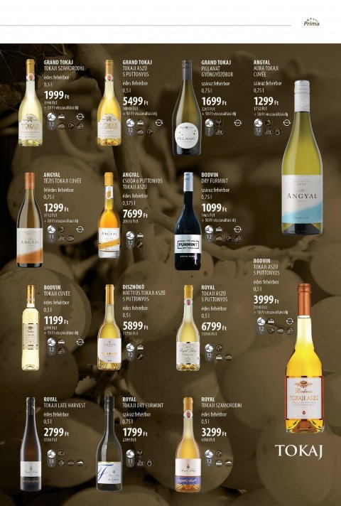 CBA Príma Borkatalógus akciós újság