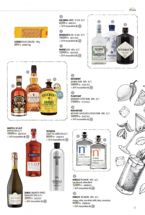 CBA Príma Borkatalógus akciós újság