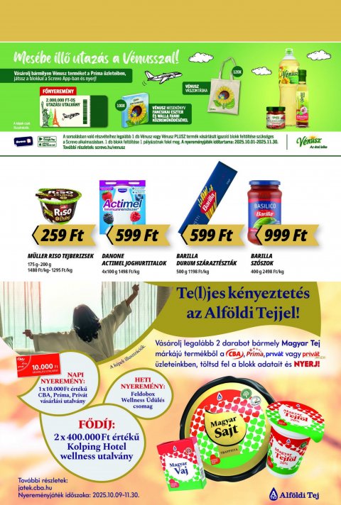 CBA Prima akciós újság