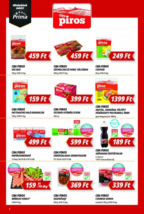 CBA Prima akciós újság