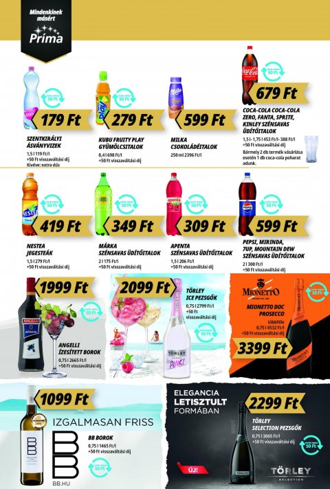 CBA Prima akciós újság