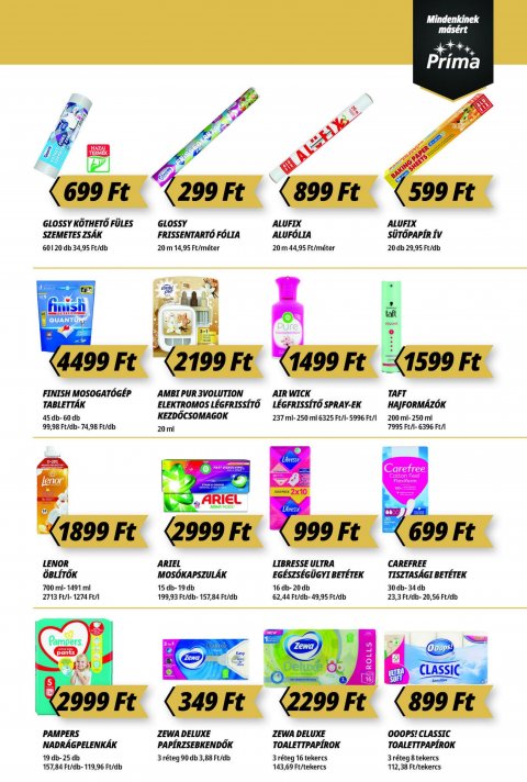 CBA Prima akciós újság